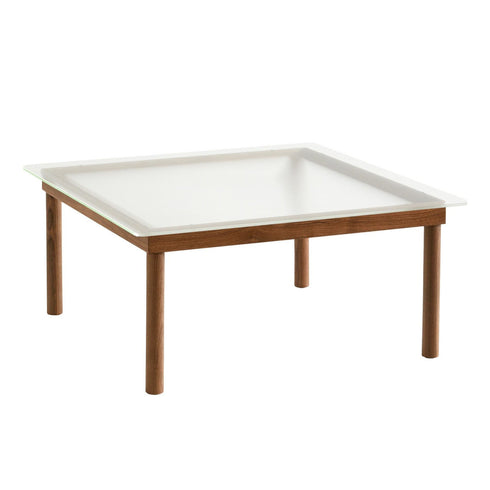 Kofi Coffee Table Walnut Base 80x80cm
